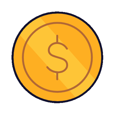 Digital coin representing contribution
